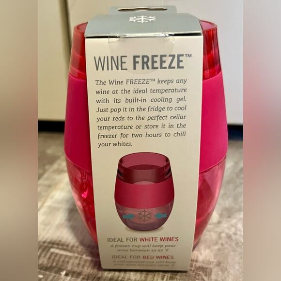 NWT wine lovers gift set cooling cup and glass markers - Picture 3 of 6